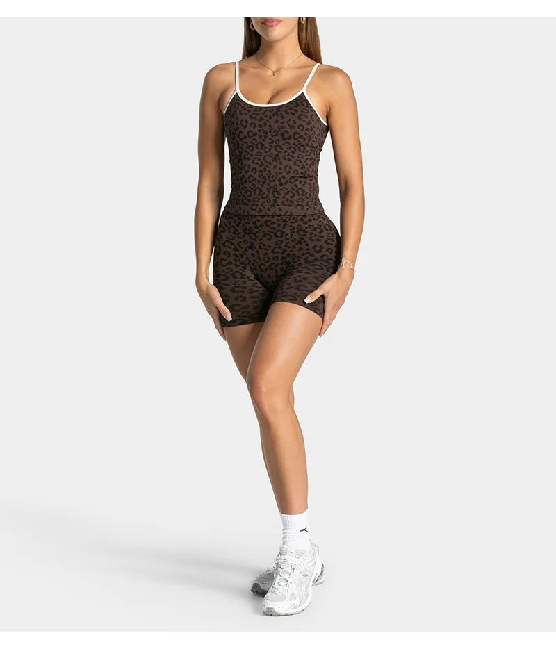 Soleia High-Waist Scrunch Yoga Shorts Apparel One-piece