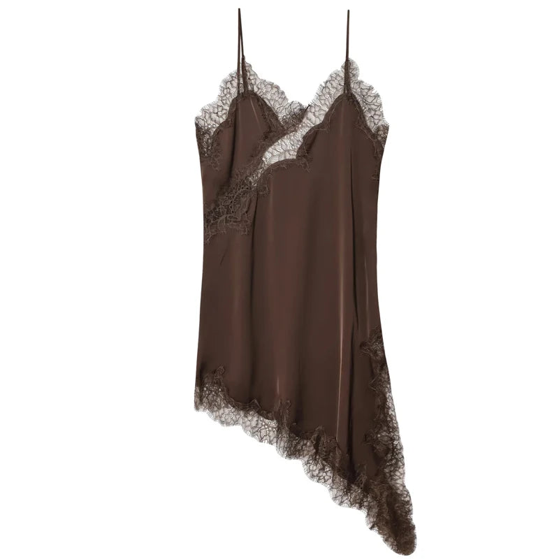 Valleria Multi-Style Asymmetrical Lace Mini Dress