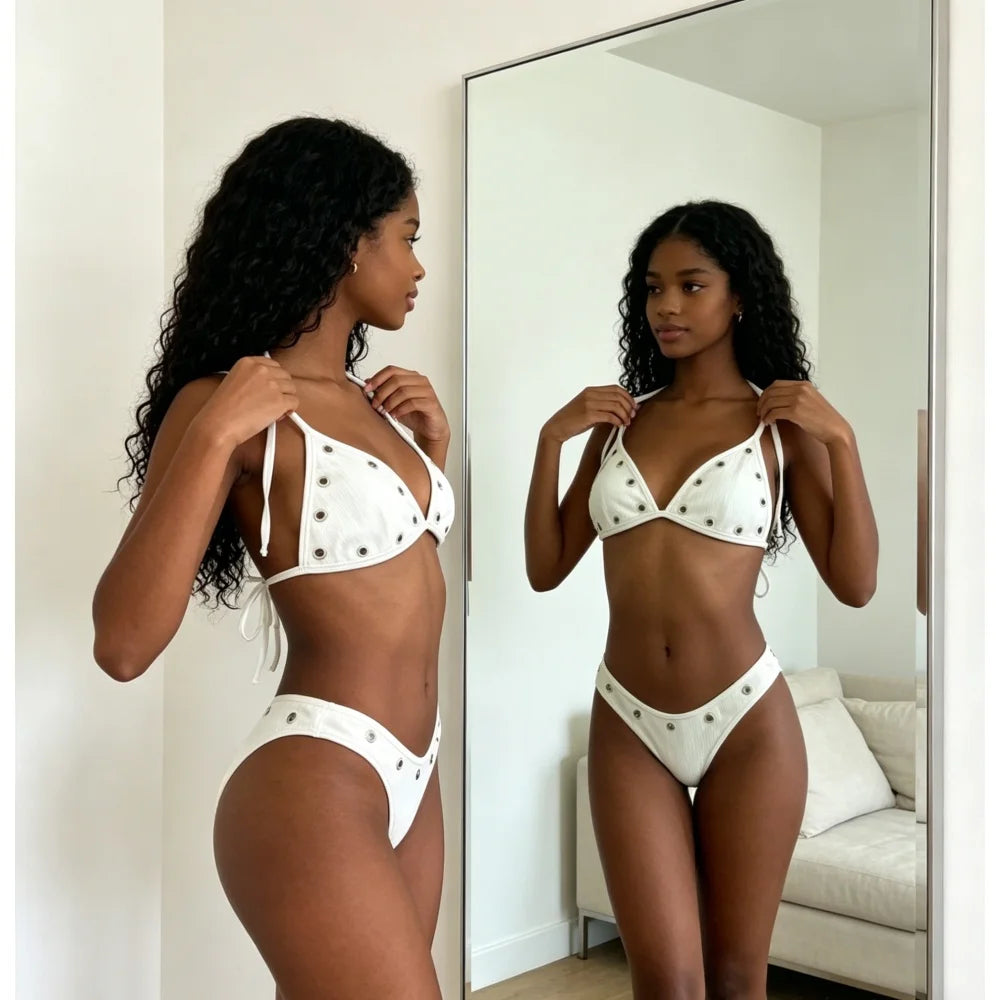 Bianca Geometric Triangle Bikini Two-piece Main image