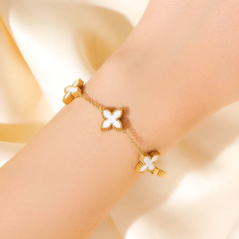 Amora White Heart Stainless-Steel Jewelry Collection