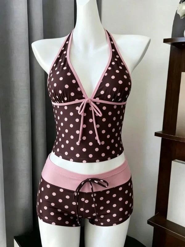 Aurelia Printed High-Waist Bikini Two-piece