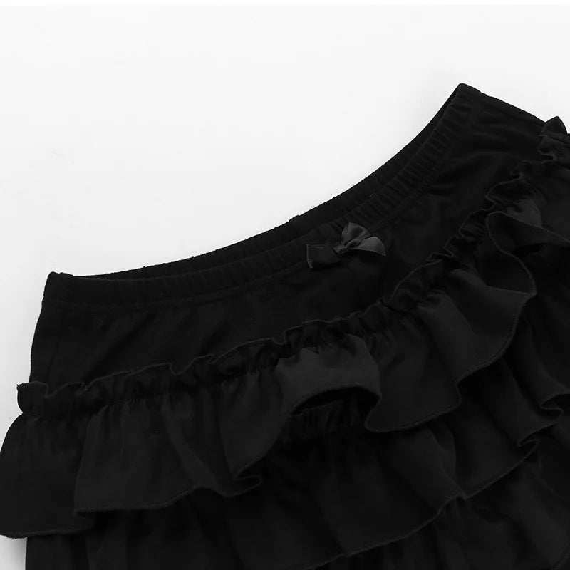 Juniper Lace-Bow Gothic Skort One-piece