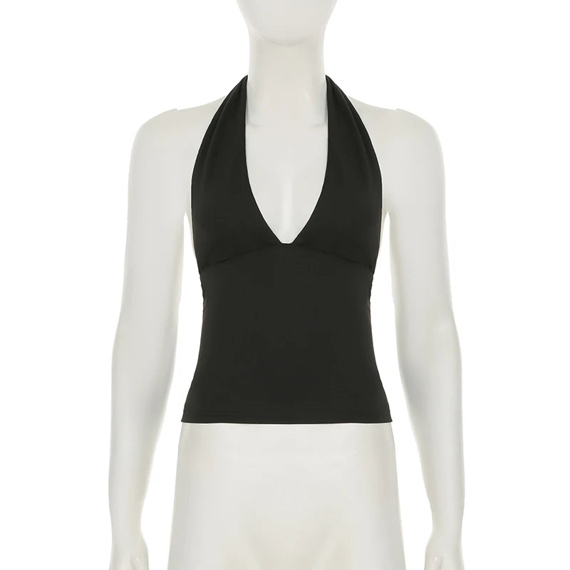 Luna Polka Dot Halter Top one-piece