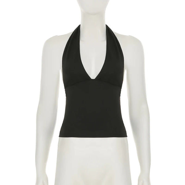 Luna Polka Dot Halter Top one-piece