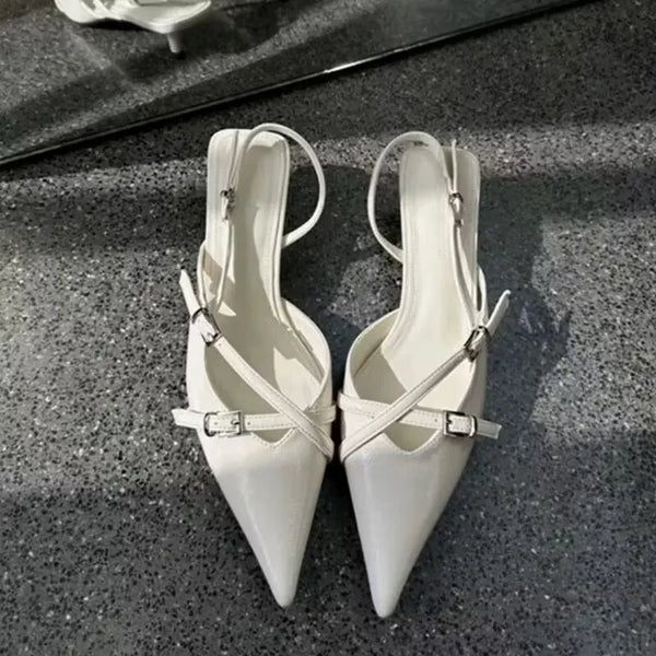 Sabine Metal-Accent High-Heel Sandals
