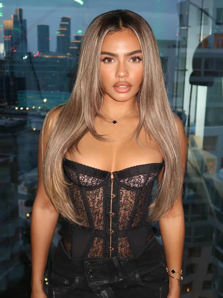 Valentina Noir Lace Corset Bustier Top one-piece