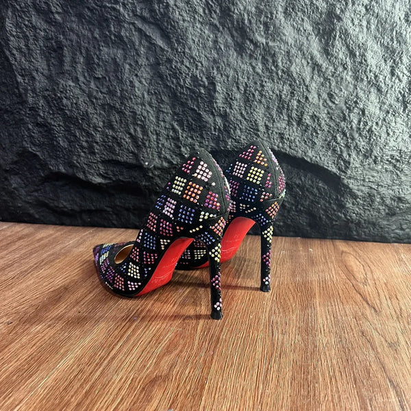 Shoes For Woman 2025 Trend New Leather Luxury High Heels  Red Bottom Pointed Toe Stiletto Pumps Comfortable Sexy Party Shoes