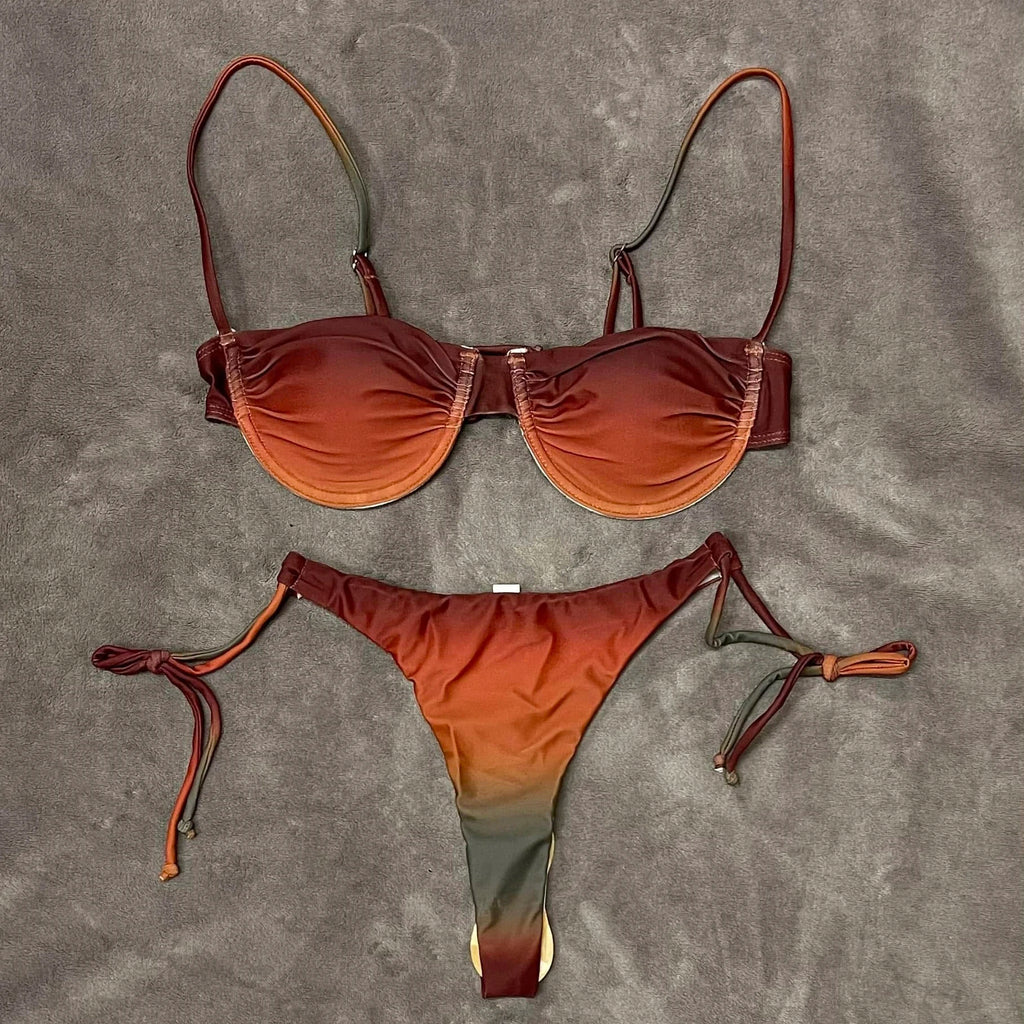Carmela Crochet High-Cut Bikini Two-piece