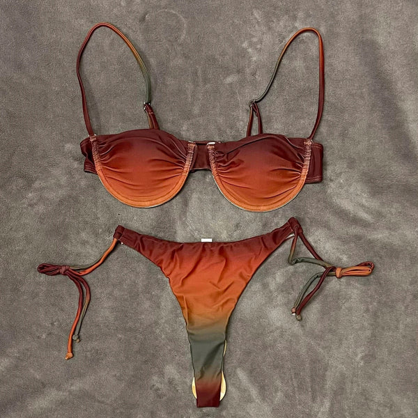 Carmela Crochet High-Cut Bikini Two-piece