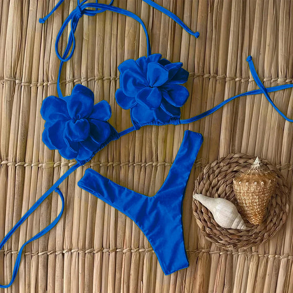 Valencia Retro Dress Bikini Three-piece