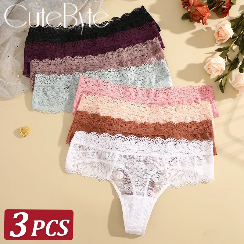 Flora Low-Rise Panty Pack Lingerie 3-piece Main image
