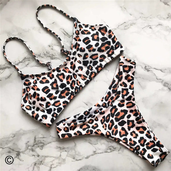 Jacinta Animal Print Bikini Two-piece