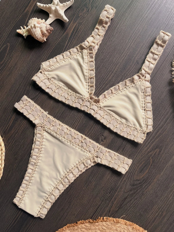 Evadne Crochet Brazilian Bikini Two-piece