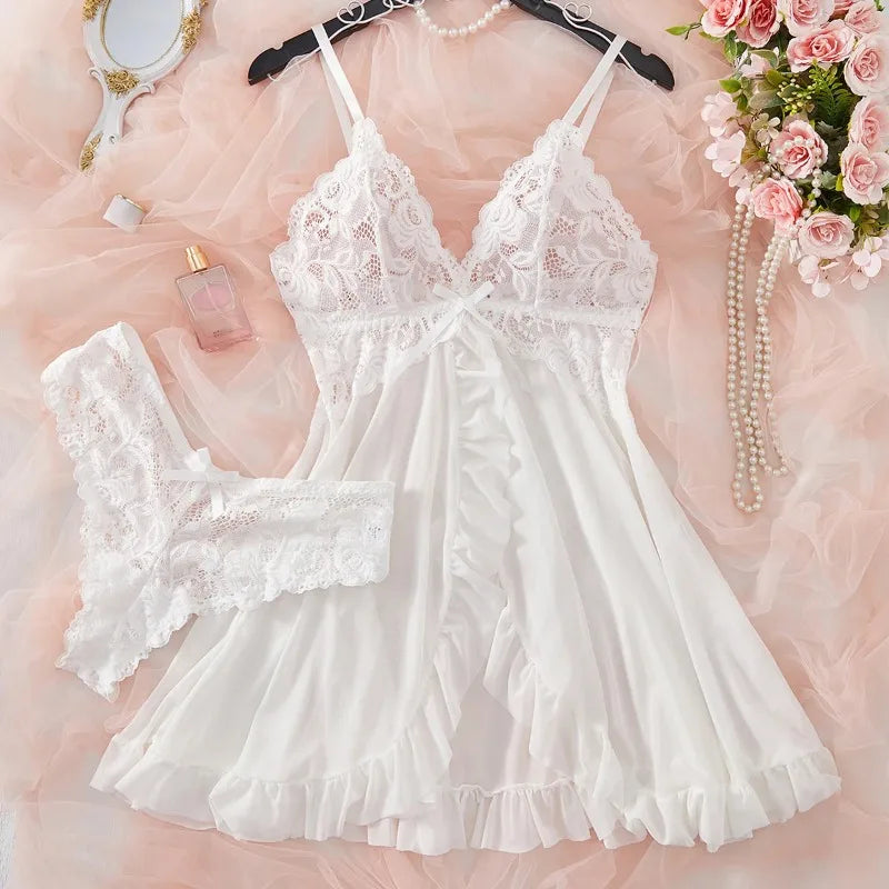 Luna Lace Sleepwear Lingerie Set