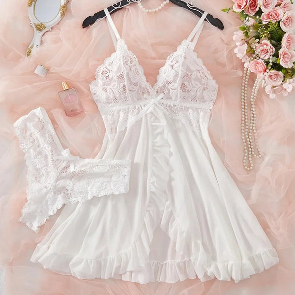 Luna Lace Sleepwear Lingerie Set