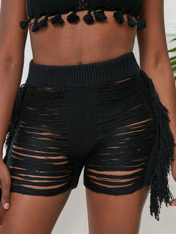 Sexy see through black white shorts women clothing summer club party beach mini booty shorts fashion high waist short hot pants