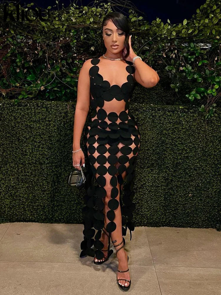 Amara Tassel Cutout Bodycon Mini Dress Main image