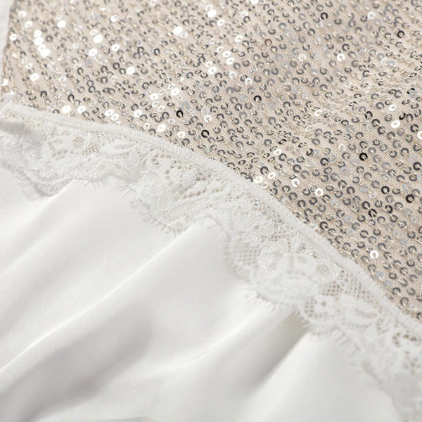 Seraphina Sequin Sheer Top & Mini Skirt Collection