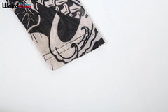 Jenny Midnight Dragon Long Sleeve Maxi Dress