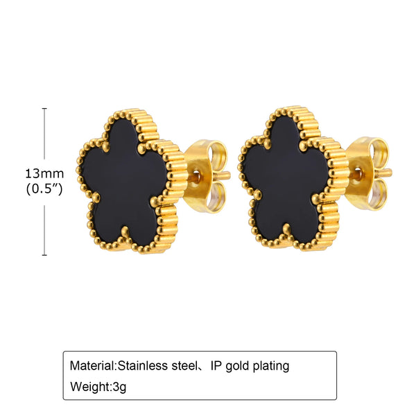 Sienna Stainless-Steel Zircon Earring Collection
