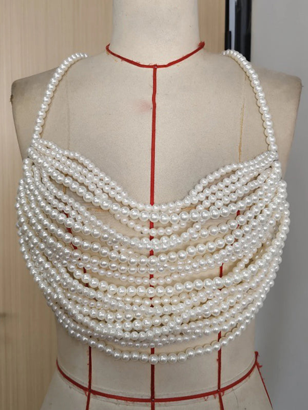 Isabella Pearl Drape Festival Top