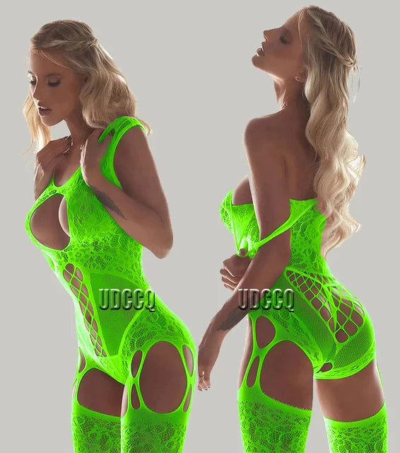 Nova Multi-Style Fishnet Body Stocking Lingerie Dress