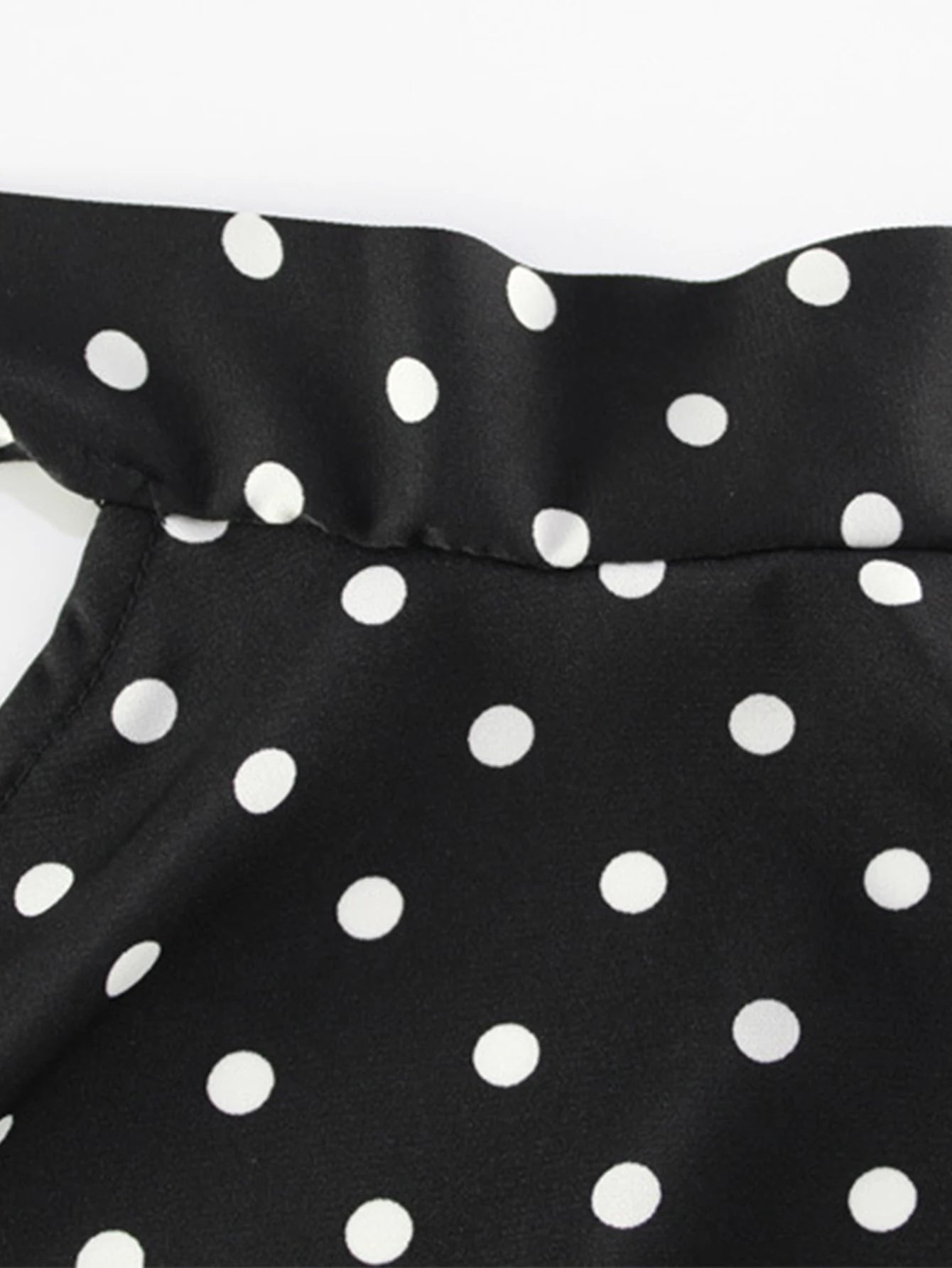 Maribelle Polka-Dot Halter A-Line Mini Dress