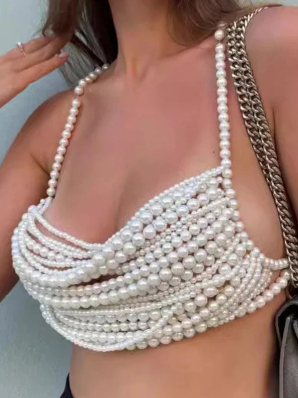 Isabella Pearl Drape Festival Top