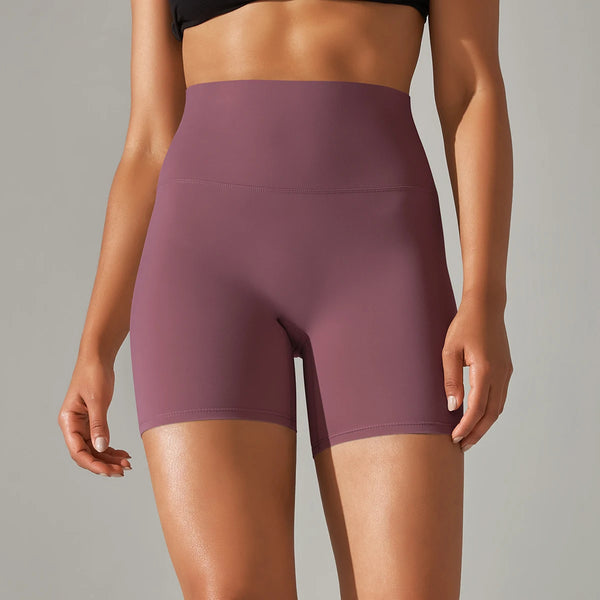Ayla Seamless High-Waist Yoga Shorts One-piece