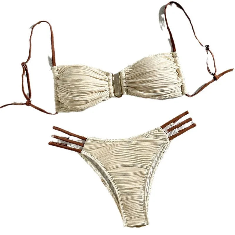 Siena Patchwork Brazilian Bikini Two-piece
