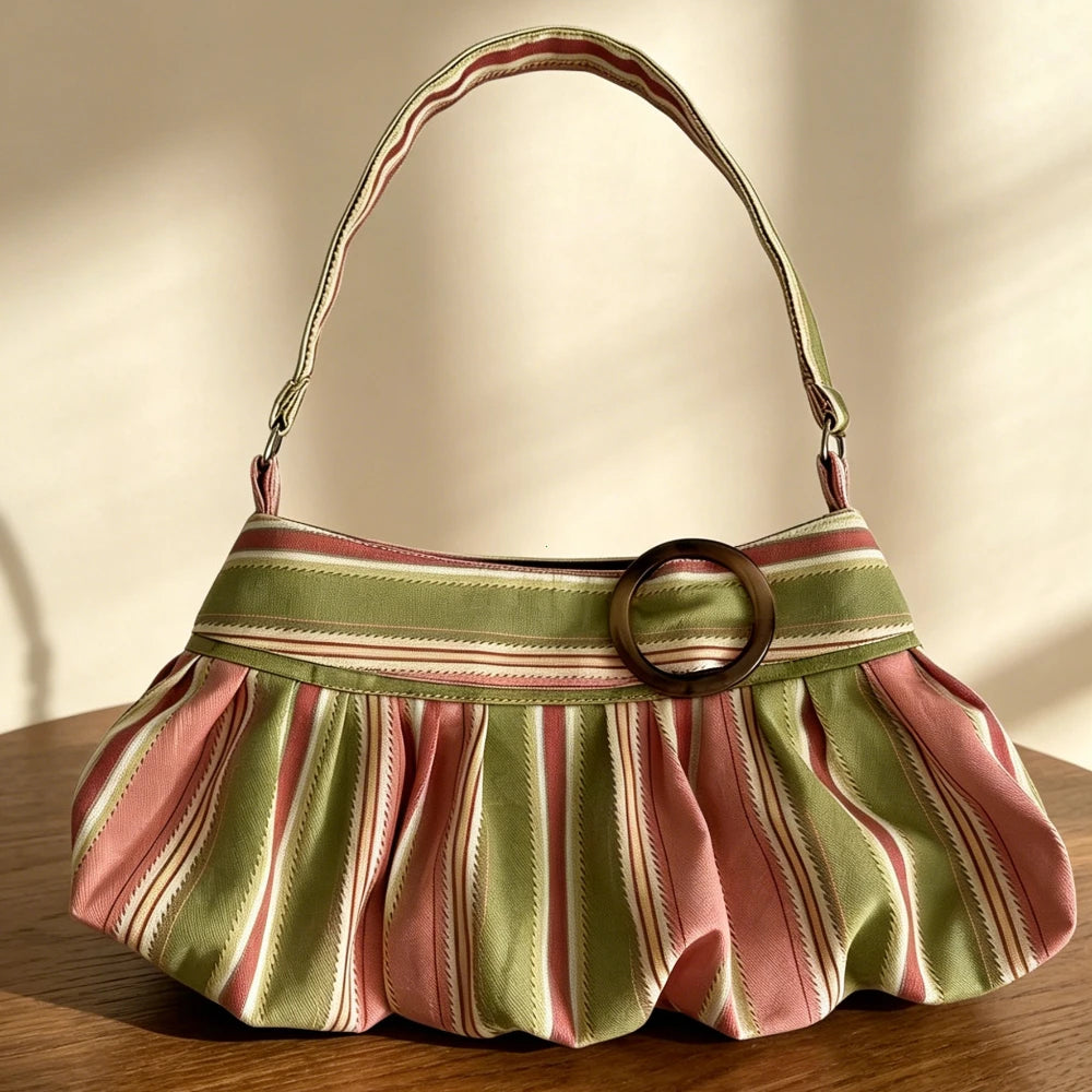 Zuri Contrast-Print Underarm Bag Main image