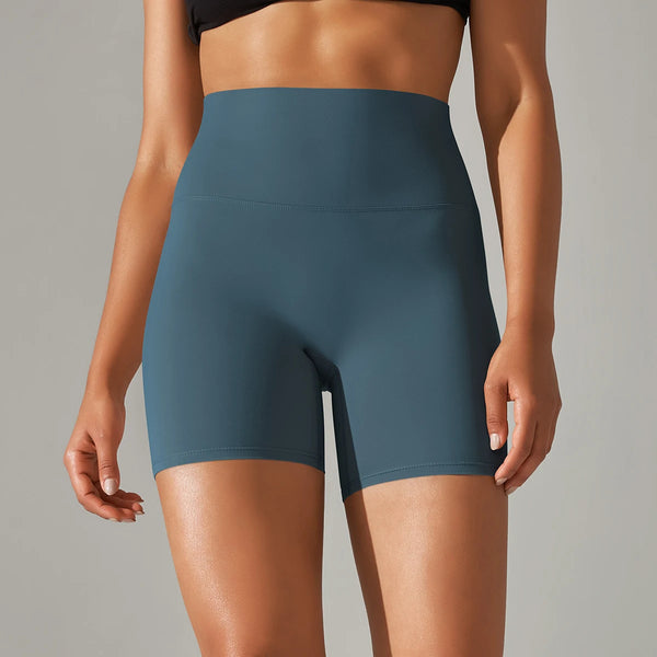 Ayla Seamless High-Waist Yoga Shorts One-piece