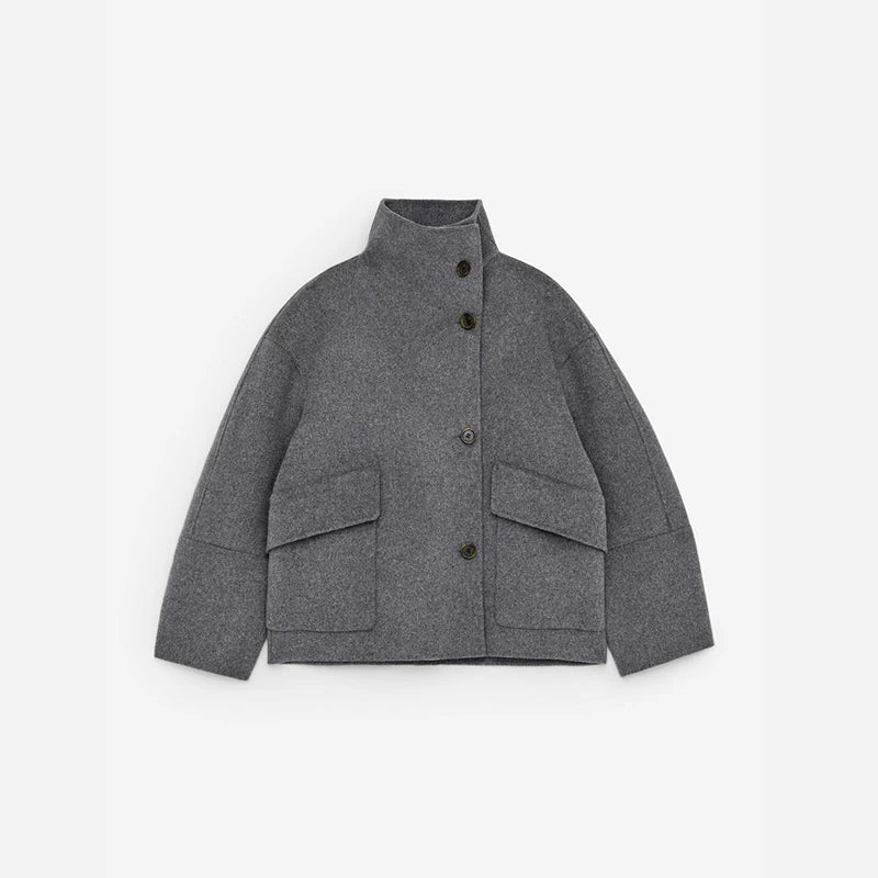 Reina Chic Long-Sleeve Jacket One-piece