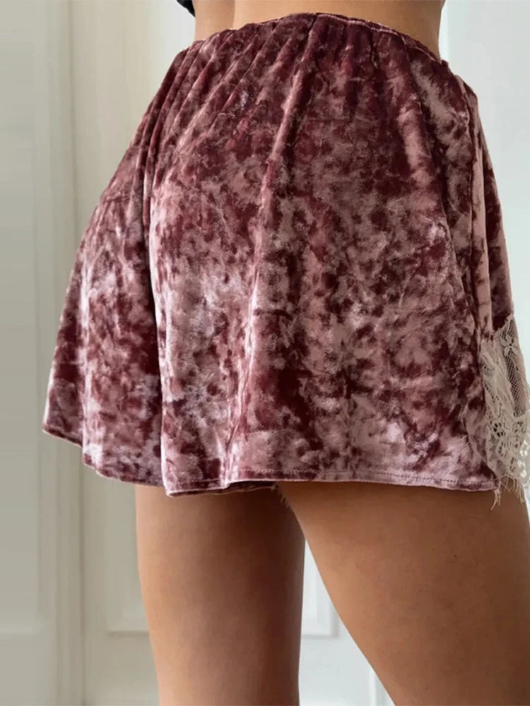 Style 84 Lace Shorts Apparel One-piece