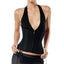 Xanthe Zipper Halter Crop Top One-piece