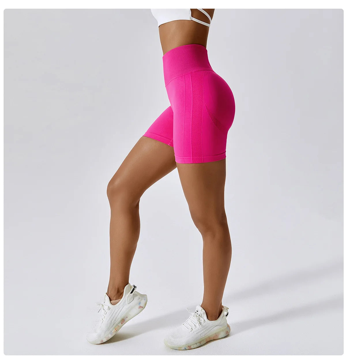 Naya Seamless High-Waist Yoga Shorts One-piece