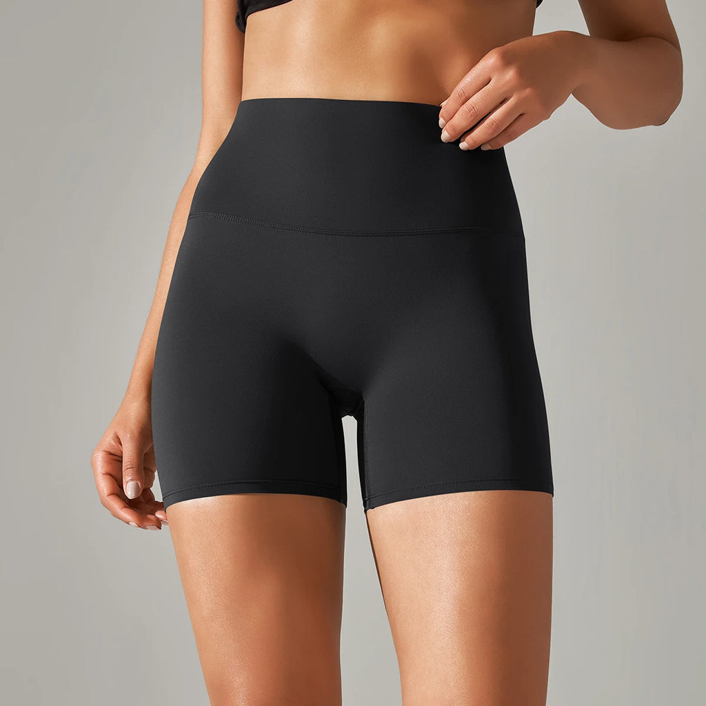 Ayla Seamless High-Waist Yoga Shorts One-piece