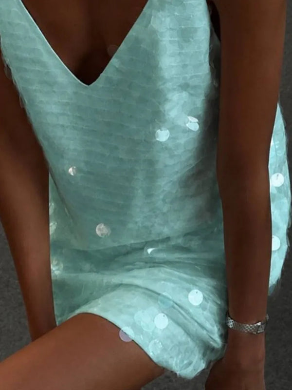 Esme Sequin Sling Mini Dress Collection