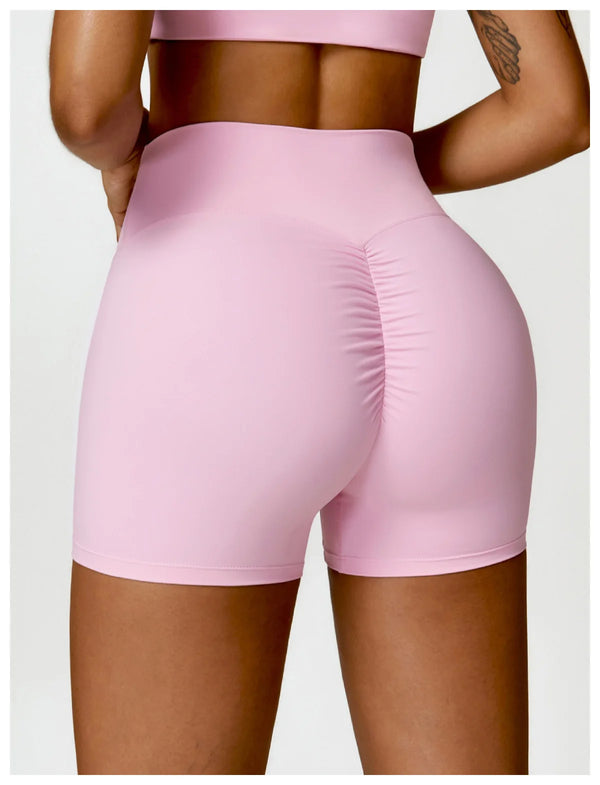Kaia Quick-Dry High-Waist Yoga Shorts One-piece