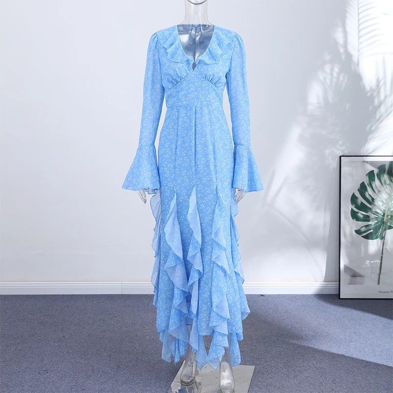 Honora Bodycon Long-Sleeve Maxi Dress