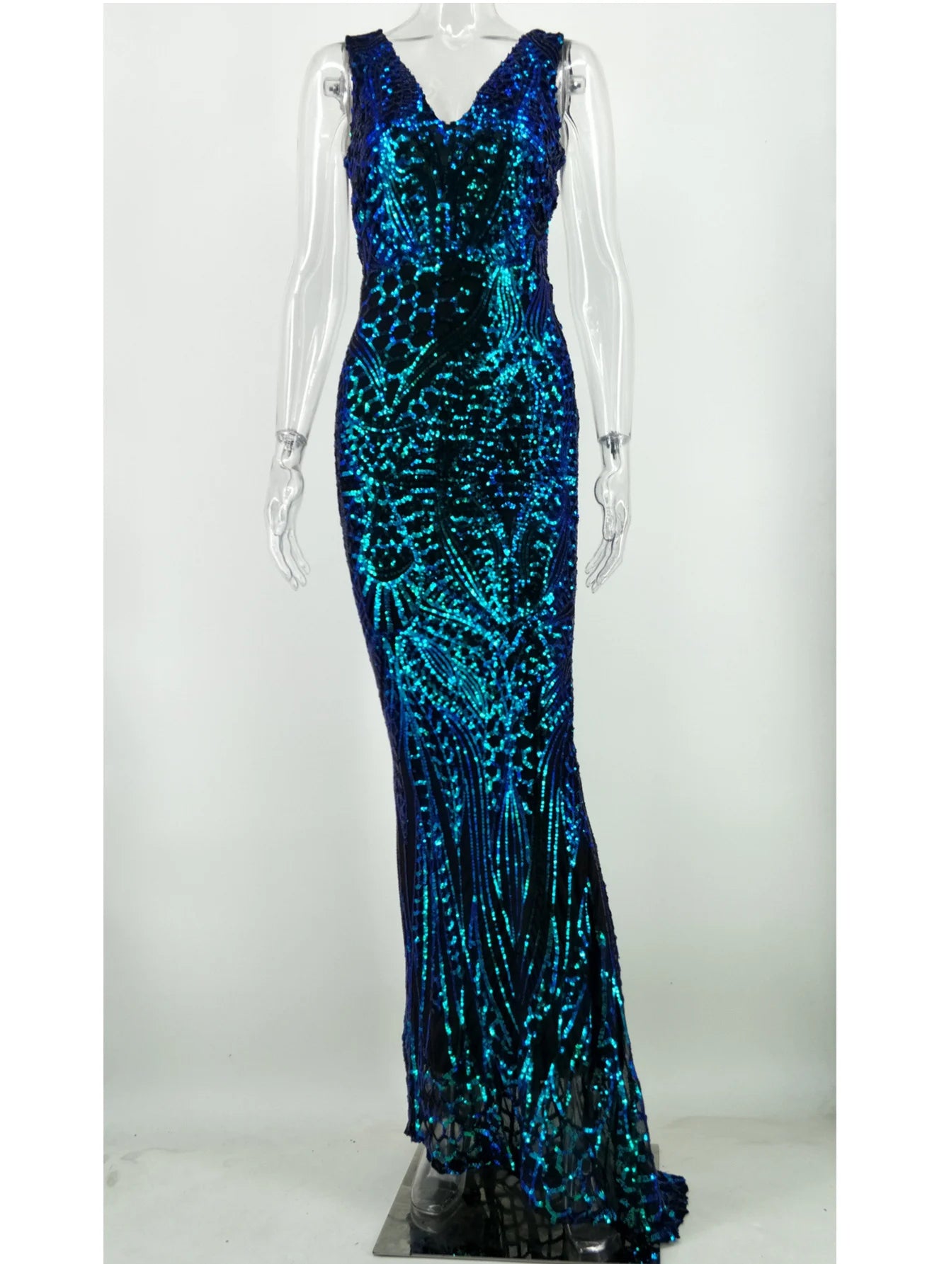 Octavia Sequin Mermaid Maxi Dress