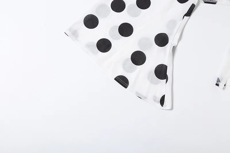 Colette Polka-Dot Bikini & Kimono Set Three-piece