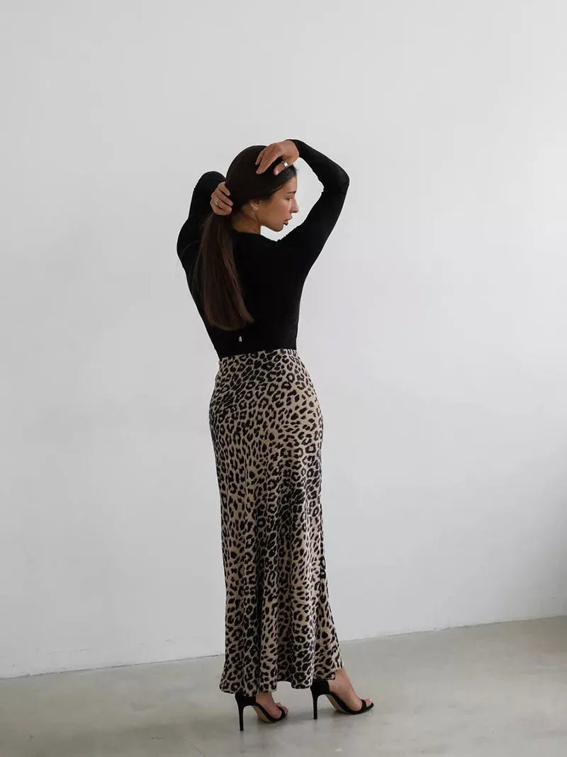 Ottilie Satin Midi Skirt One-piece