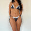 Sophia Midnight Lace Tie Bikini Swimwear Two-piece