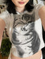 Yuki Graphic Crop Tee