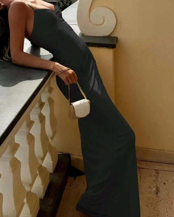 Isabella Soleil Yellow Maxi Dress
