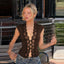 Mirelle Lace Button Crop Top One-piece