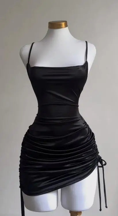 Mireya Lace-Up Halter Bodycon Midi Dress
