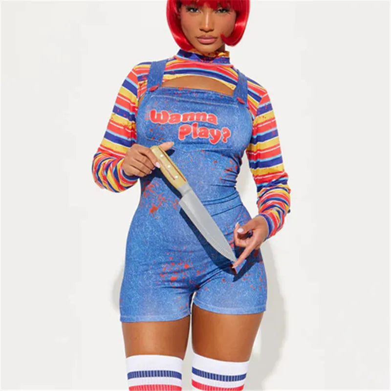 Killer Doll Halloween Costume Two-piece Main image