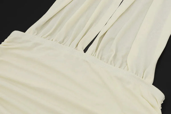 Aurelie Embellished Halter Cutout Mini Dress